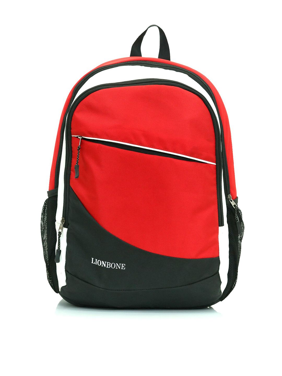 LIONBONE Unisex Red & Black Backpack Price in India