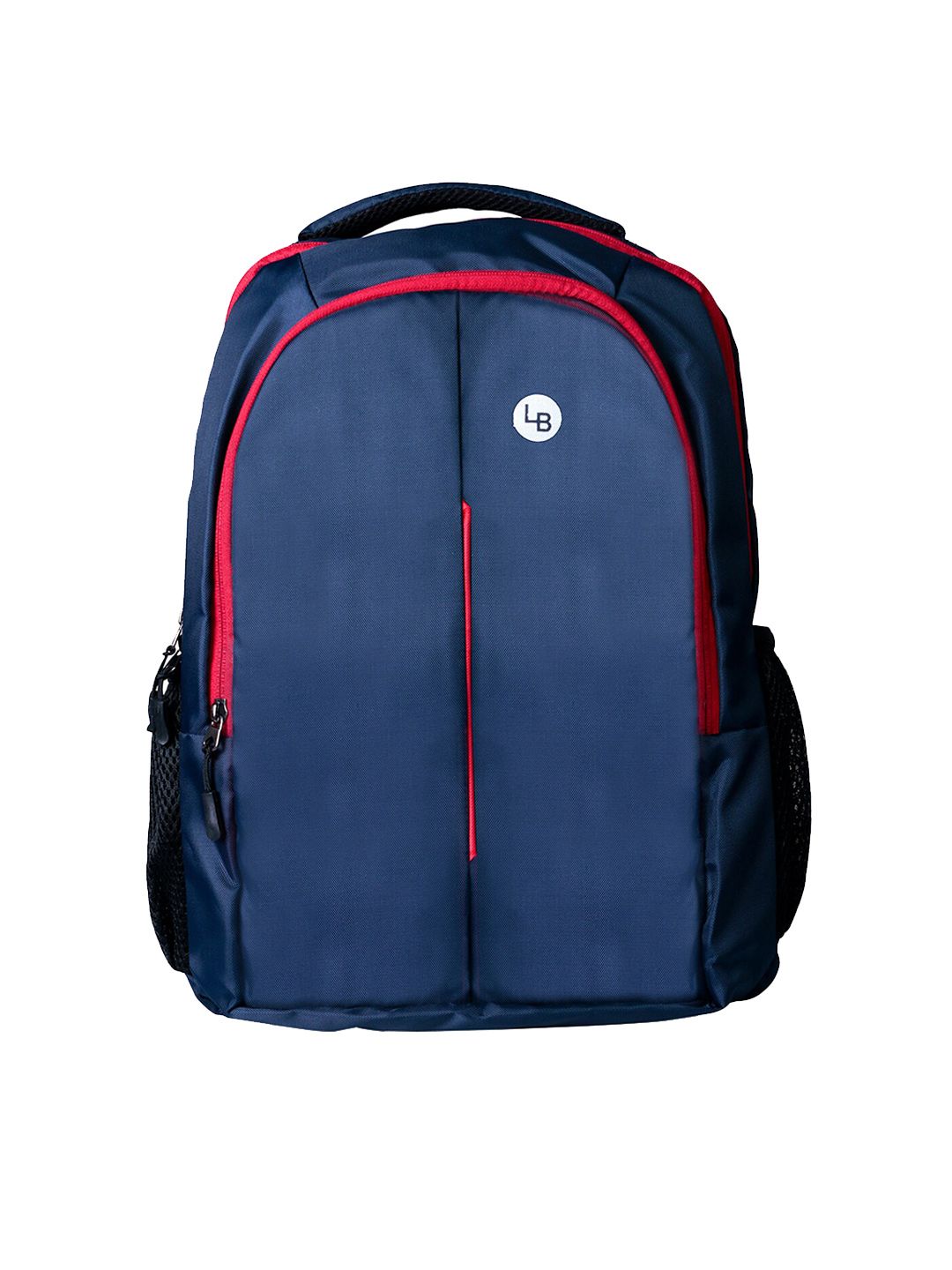 LIONBONE Unisex Navy Blue & Pink Laptop Backpack Price in India