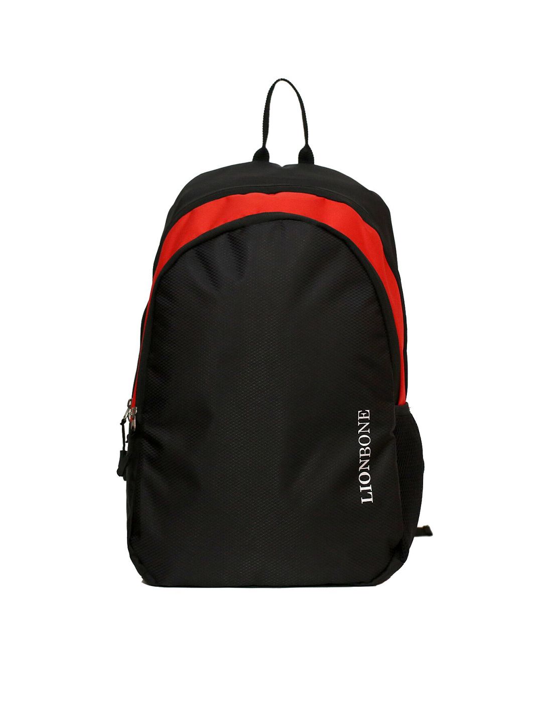 LIONBONE Unisex Black & Orange Backpack Price in India