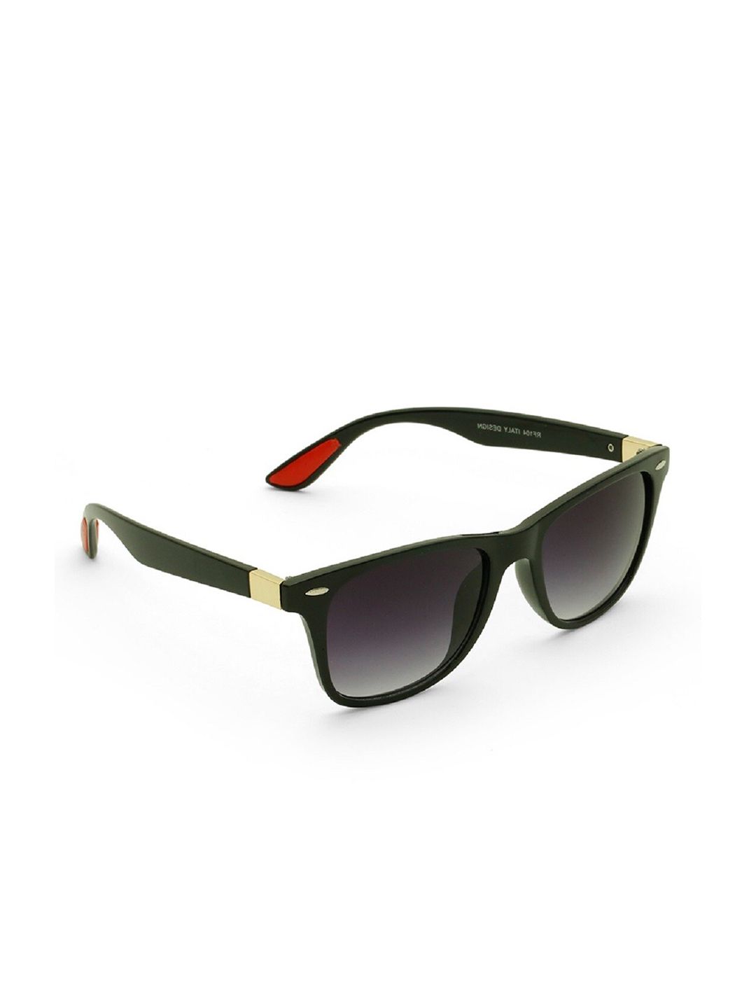 SUNNIES Unisex Purple Lens & Black Wayfarer Sunglasses with UV Protected Lens Price in India