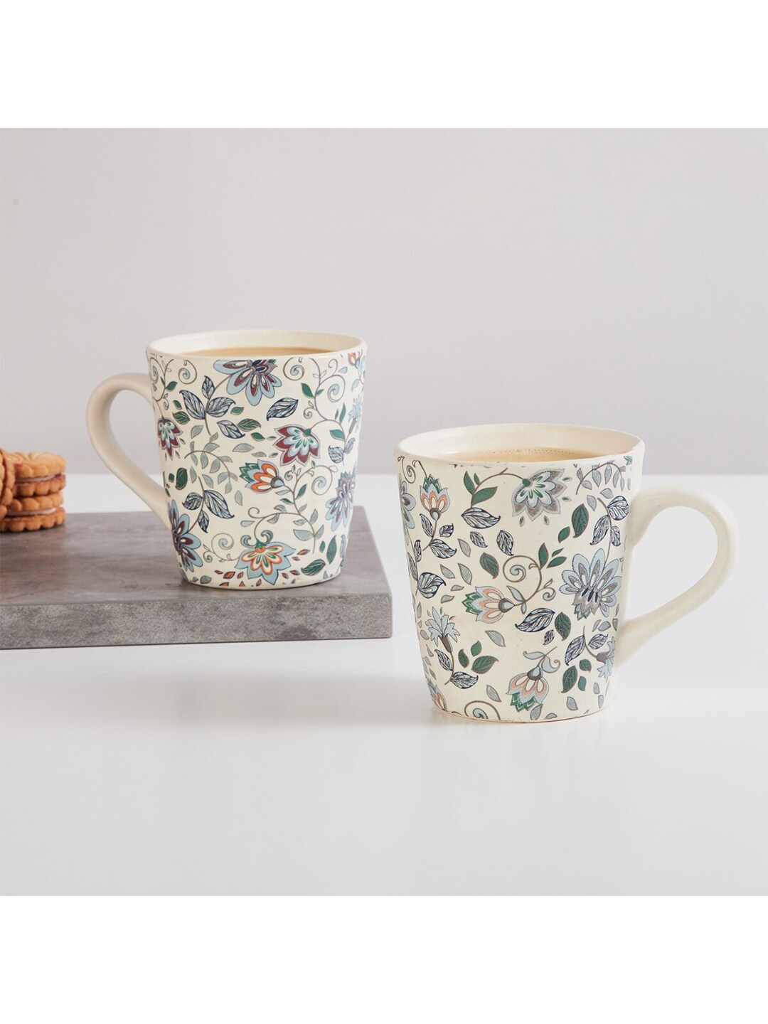 Home Centre Set Of 2 Printed Mugs Price in India
