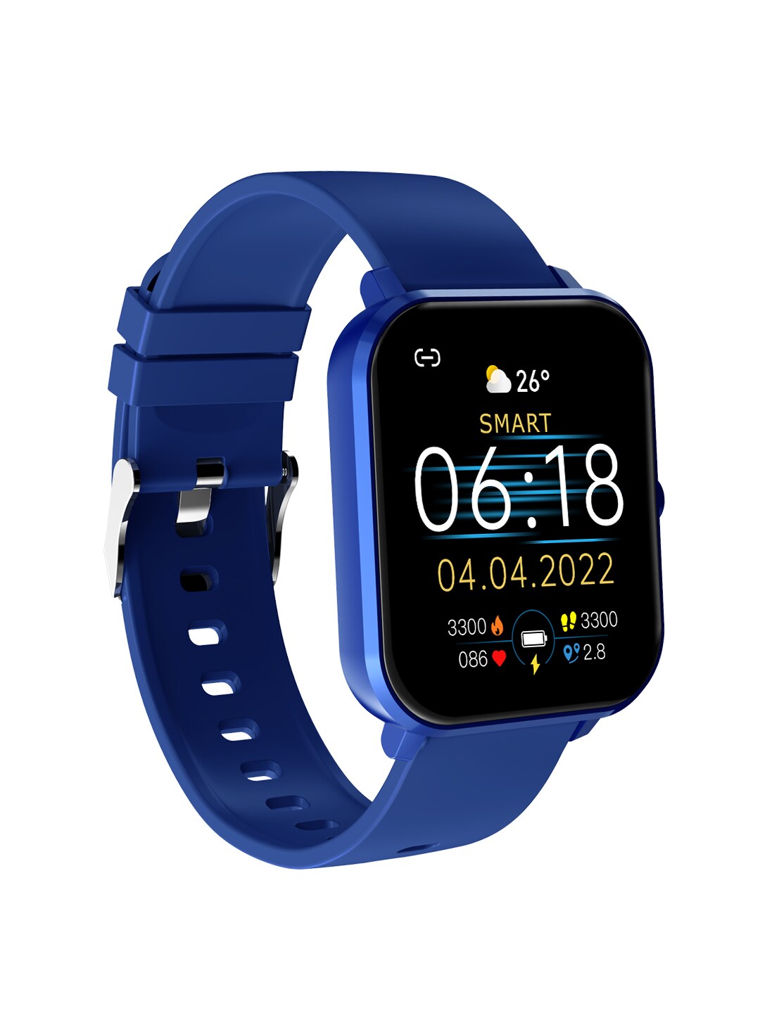 pTron Pulsefit Pro Bluetooth Calling Smartwatch with 1.69" Full Touch Screen - Blue Price in India