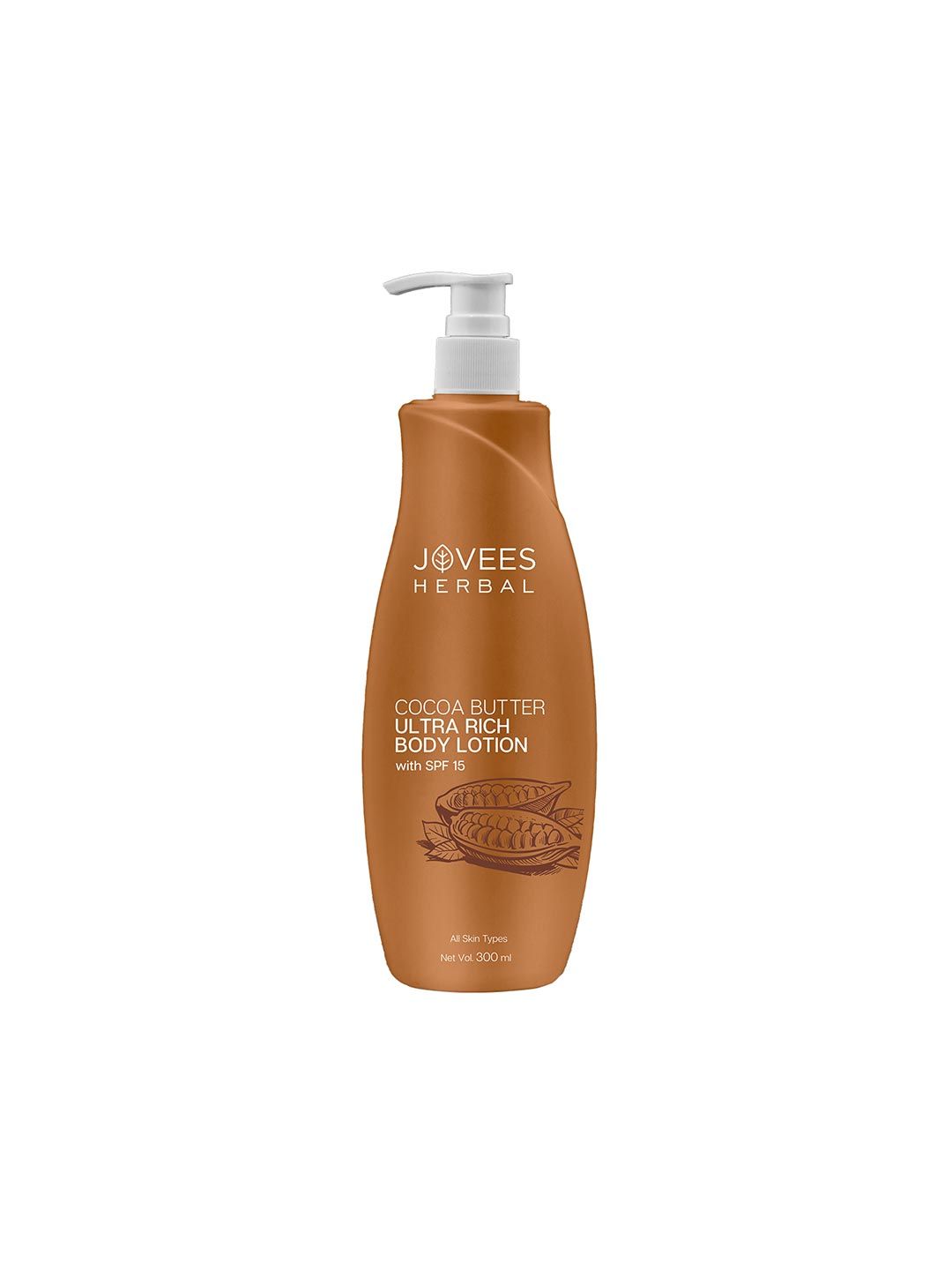 Jovees Cocoa Butter Hand & Body Lotion with SPF - 300 ml