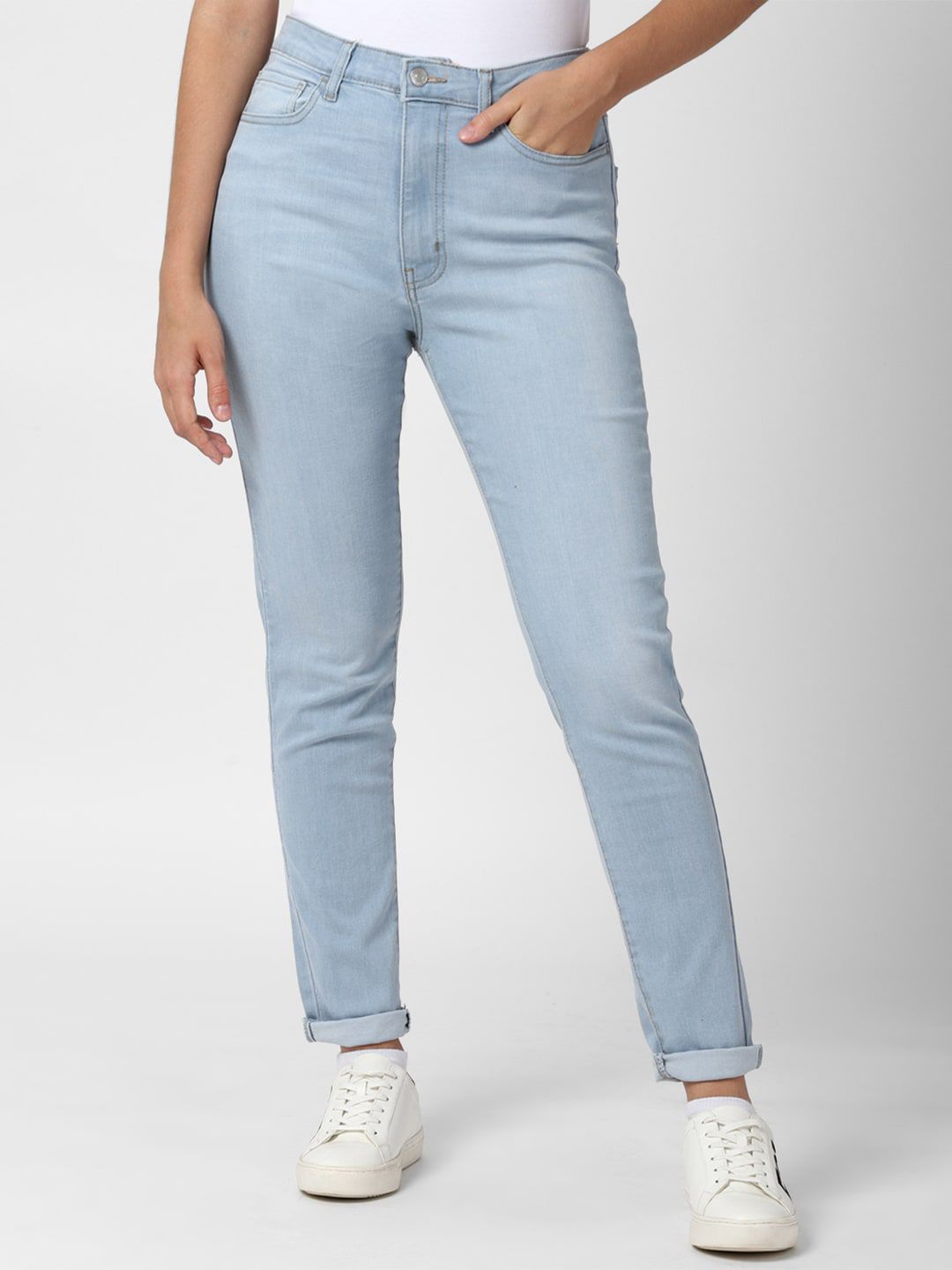 FOREVER 21 Women Blue Jeans Price in India