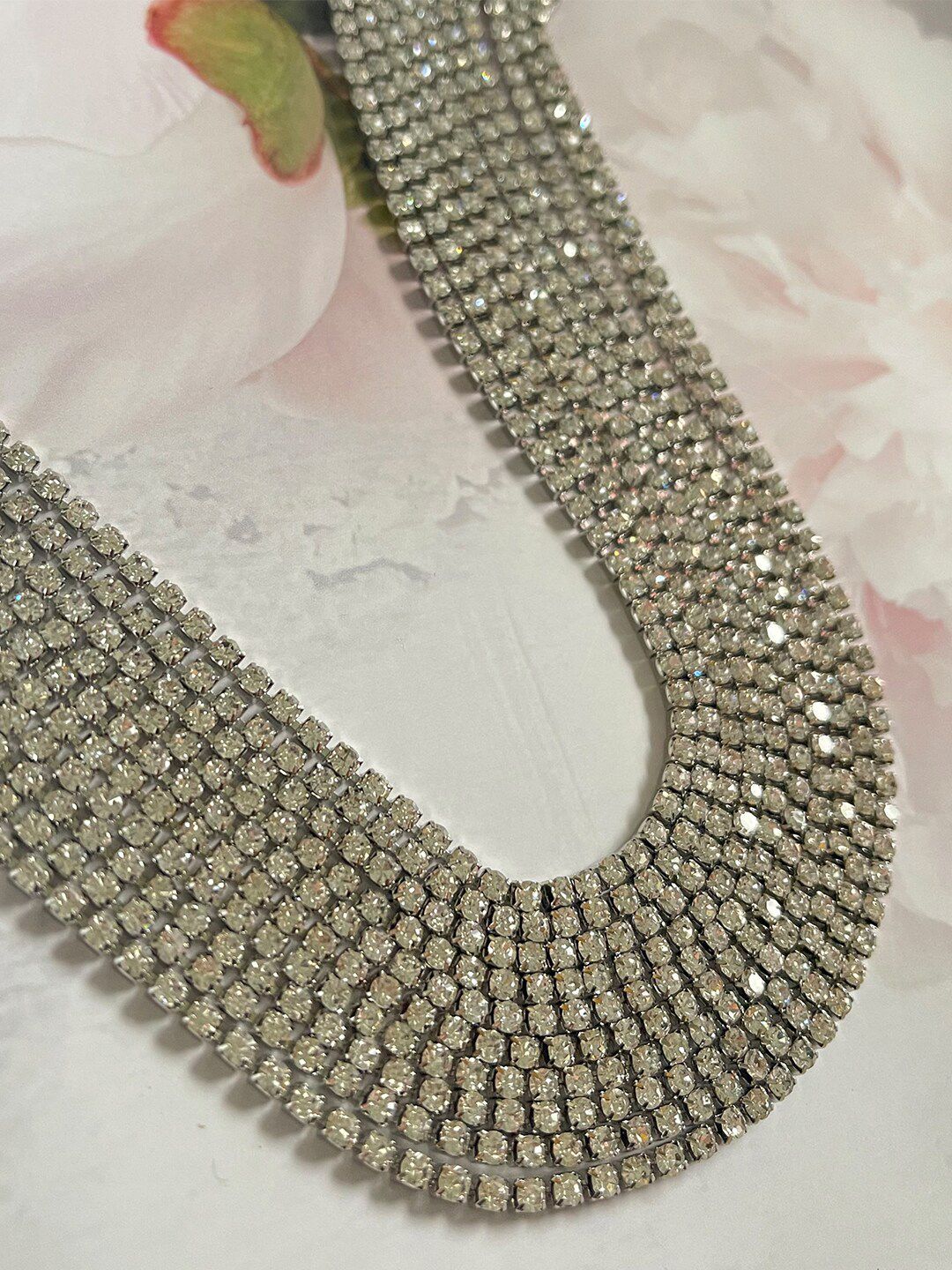 Ishhaara Silver Showstopper Necklace Price in India