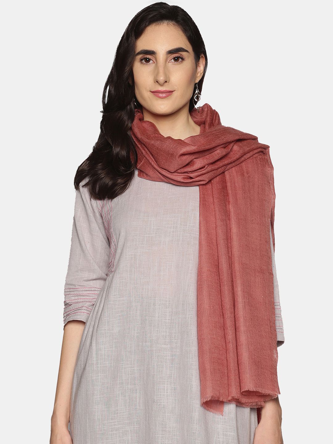 MECRAAZ Women Red Stole Price in India