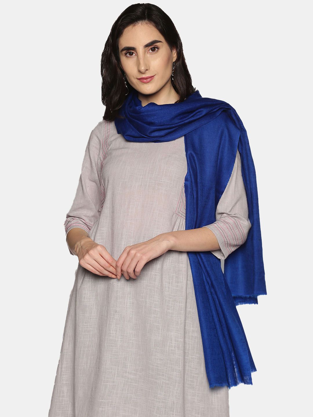 MECRAAZ Women Blue Stole Price in India