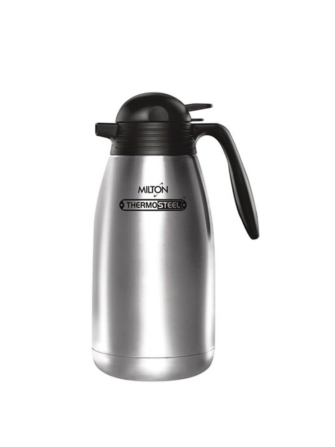 Milton Silver-Toned & Black Vacuum Insulated Thermosteel Carafe 2000-ML Price in India