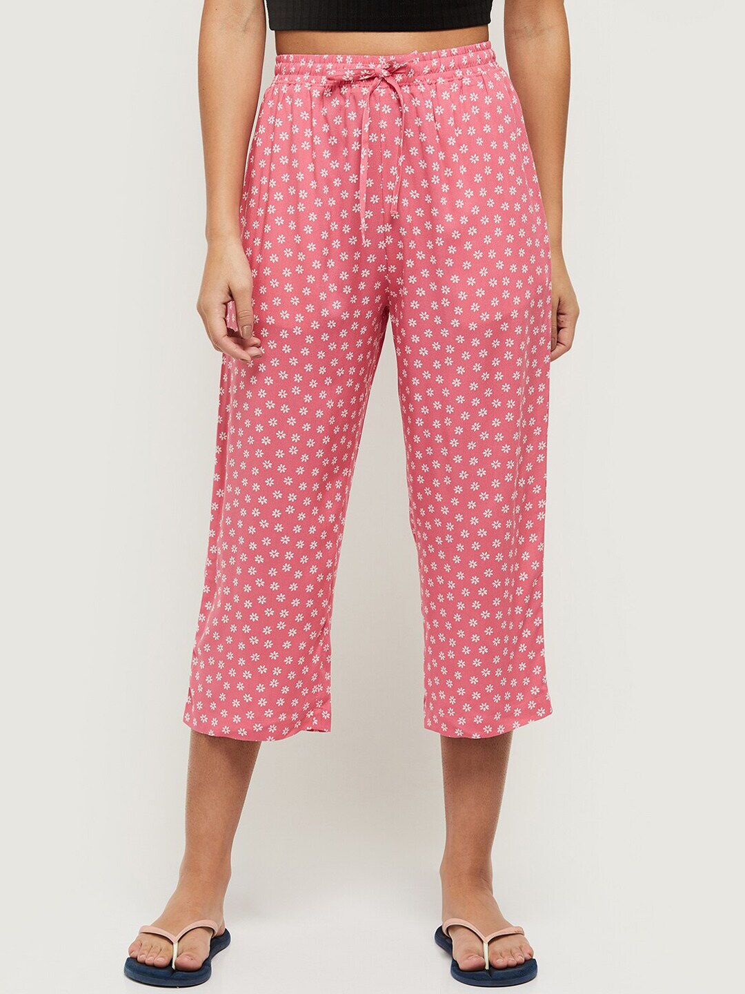 max Women Pink Printed Pyjamas Price in India