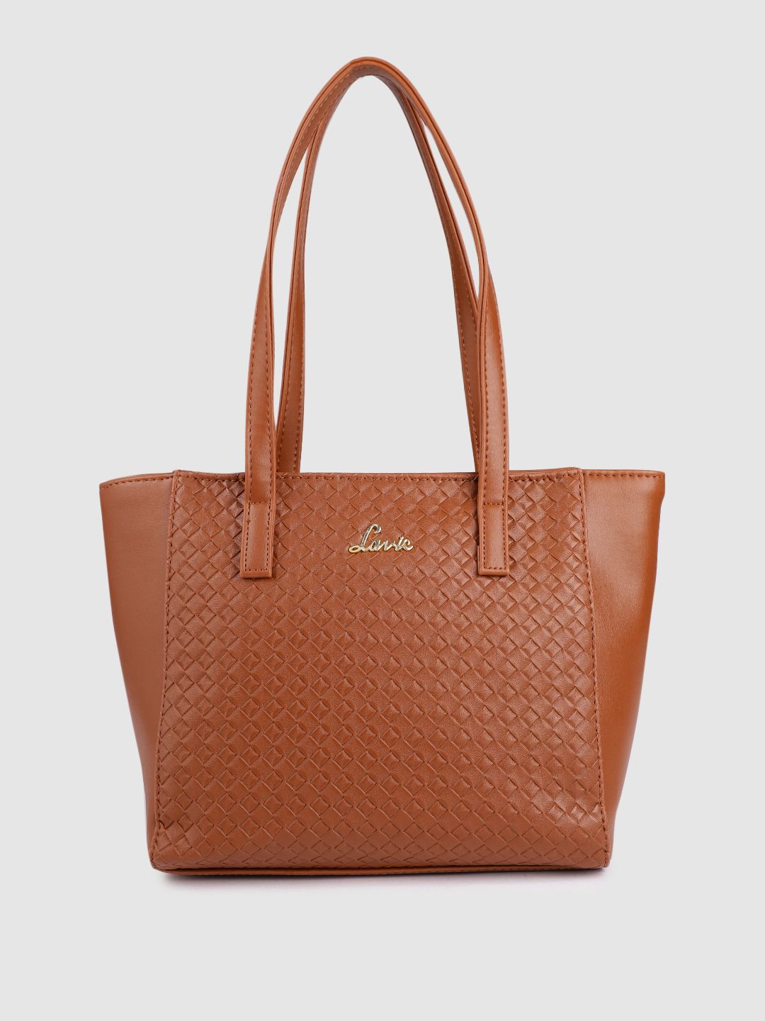 Lavie Brown Quilted Shoulder Bag Price in India