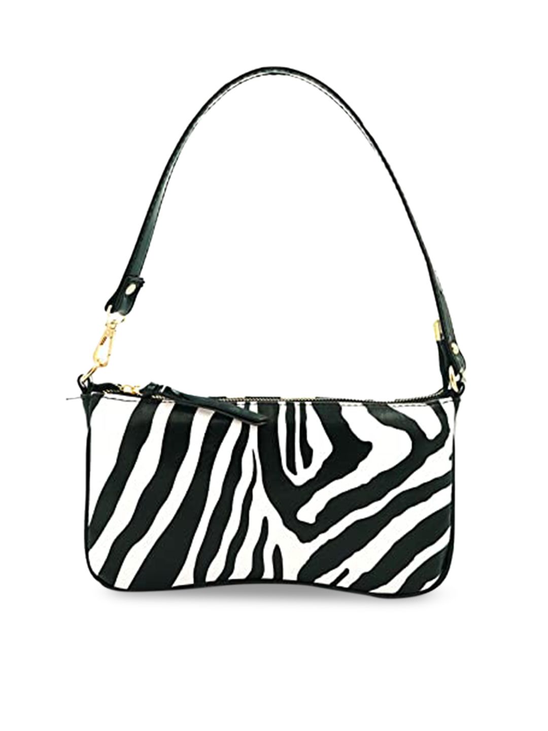 Lychee bags White Printed PU Shoulder Bag Price in India