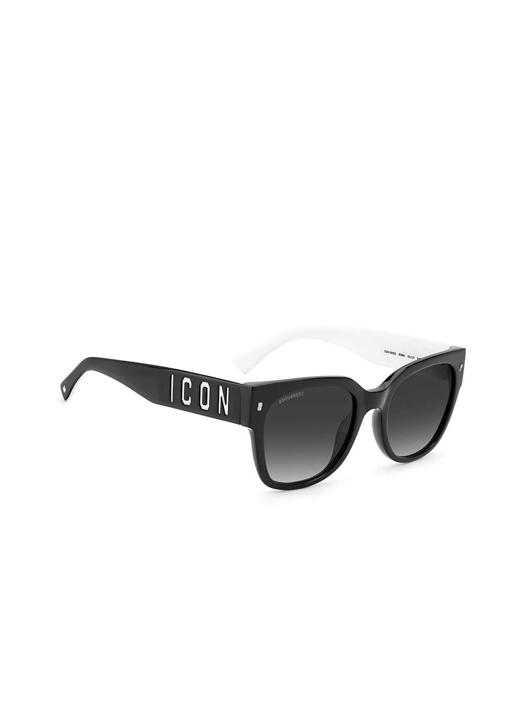 Dsquared2 Women Grey Lens & Black Square Sunglasses with UV Protected Lens 20488480S539O Price in India