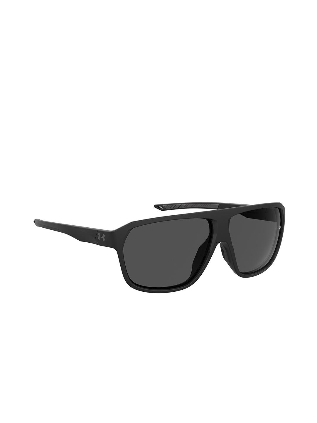 UNDER ARMOUR Unisex Grey Lens & Black Rectangle Sunglasses UV Protected Lens 20476600365KA Price in India