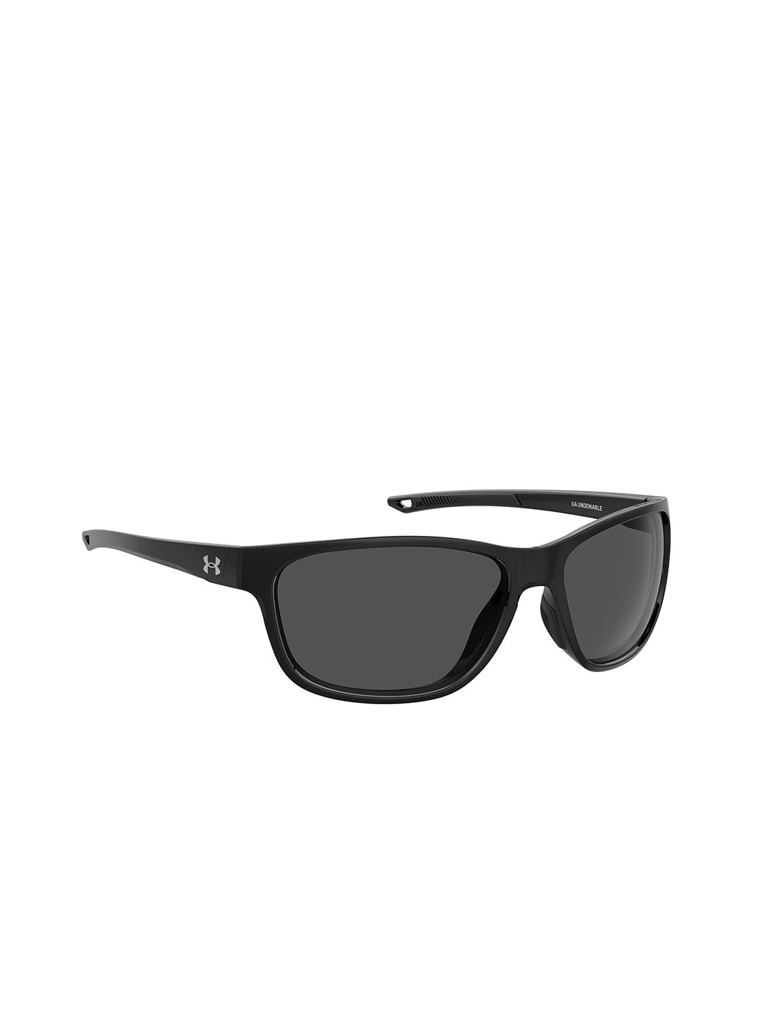 UNDER ARMOUR Grey Lens & Black Rectangle Sunglasses 20450080761KA Price in India