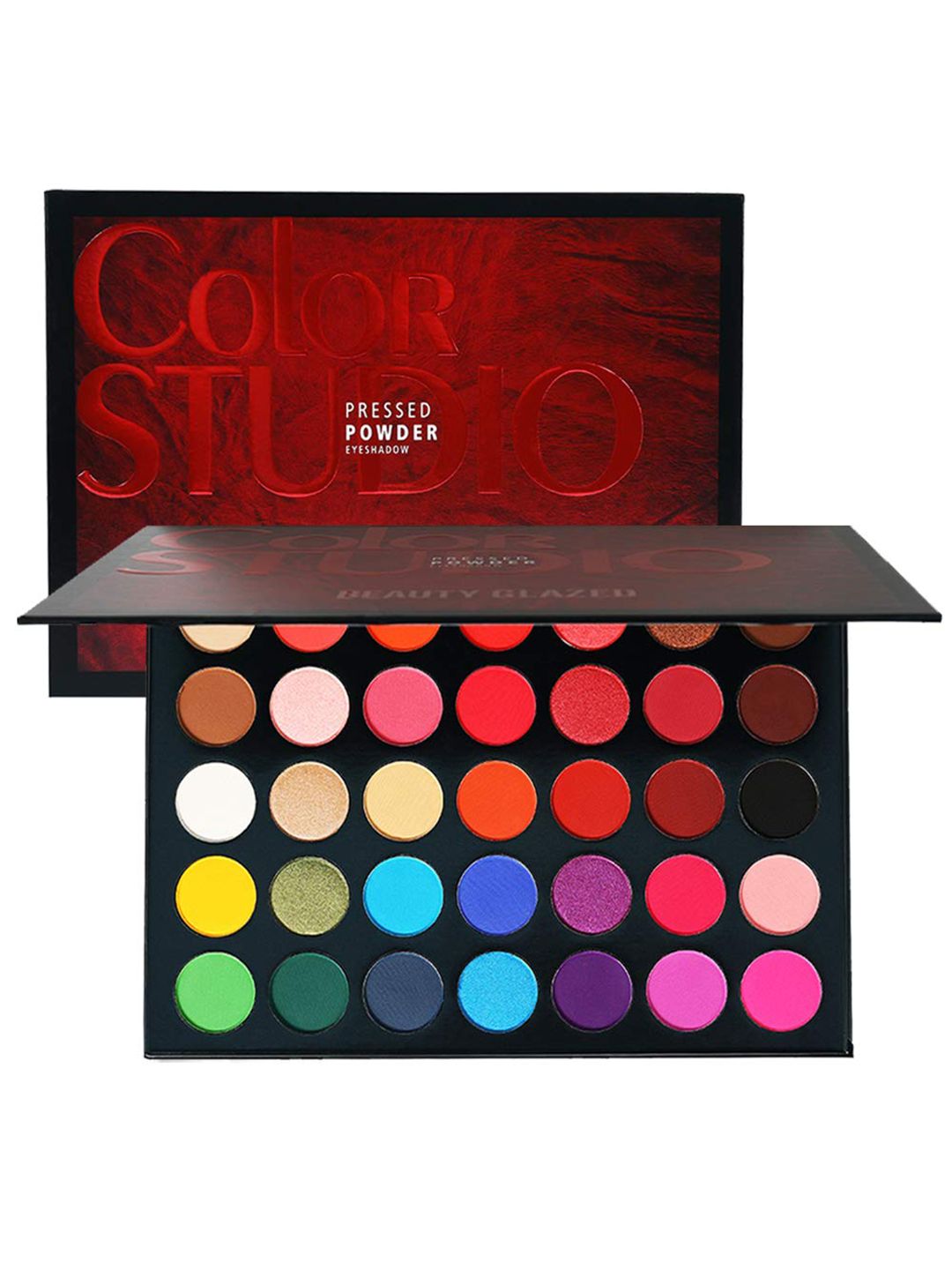 BEAUTY GLAZED Color Studio 35 Shades Matte & Shimmer Eyeshadow Price in India