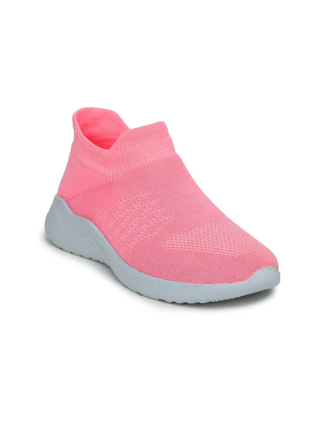 Liberty Women Pink Mesh Running Non-Marking Shoes Price in India