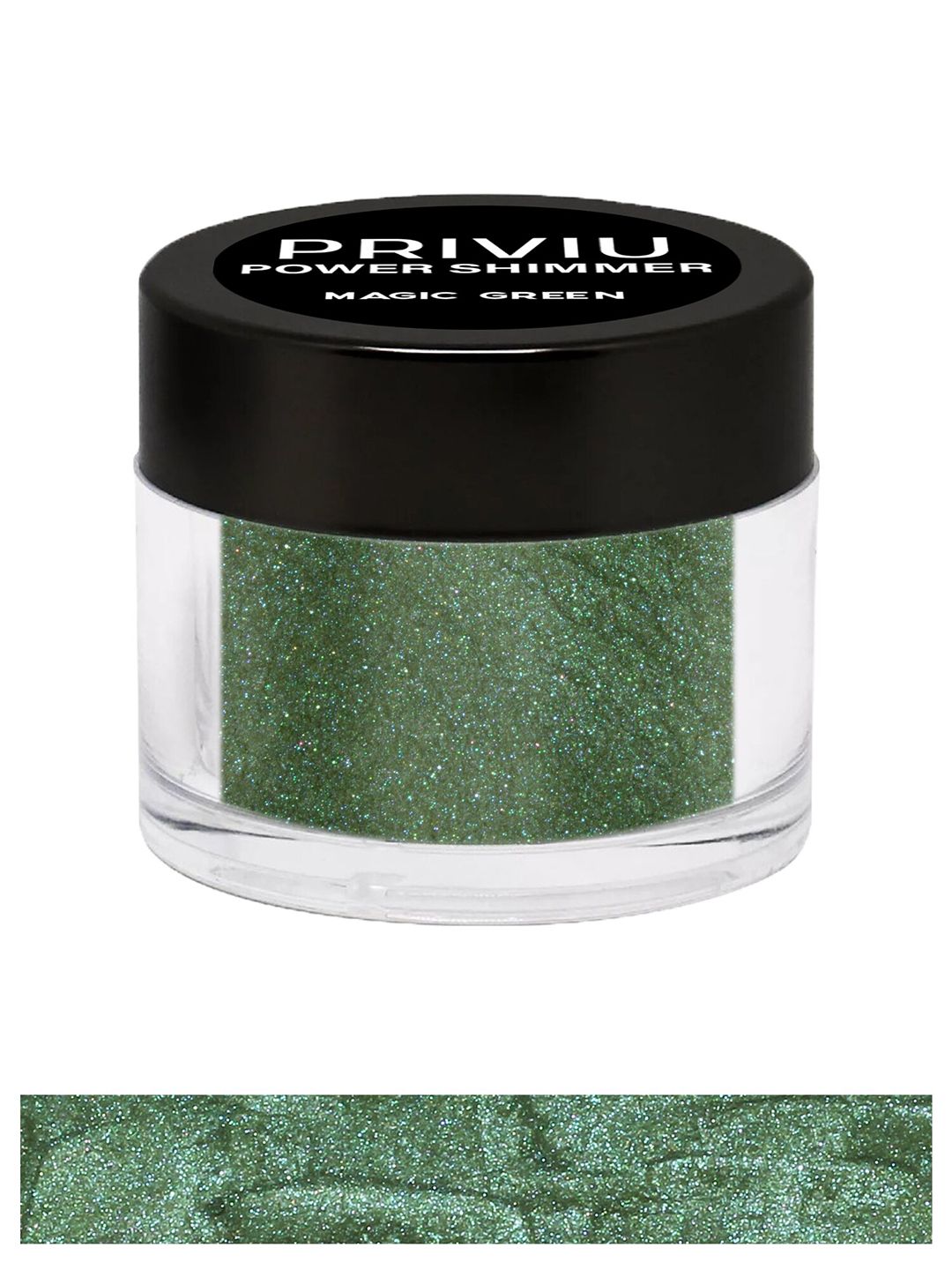 PRIVIU Power Shimmer Illuminator Eyeshadow - Magic Green 20 Price in India