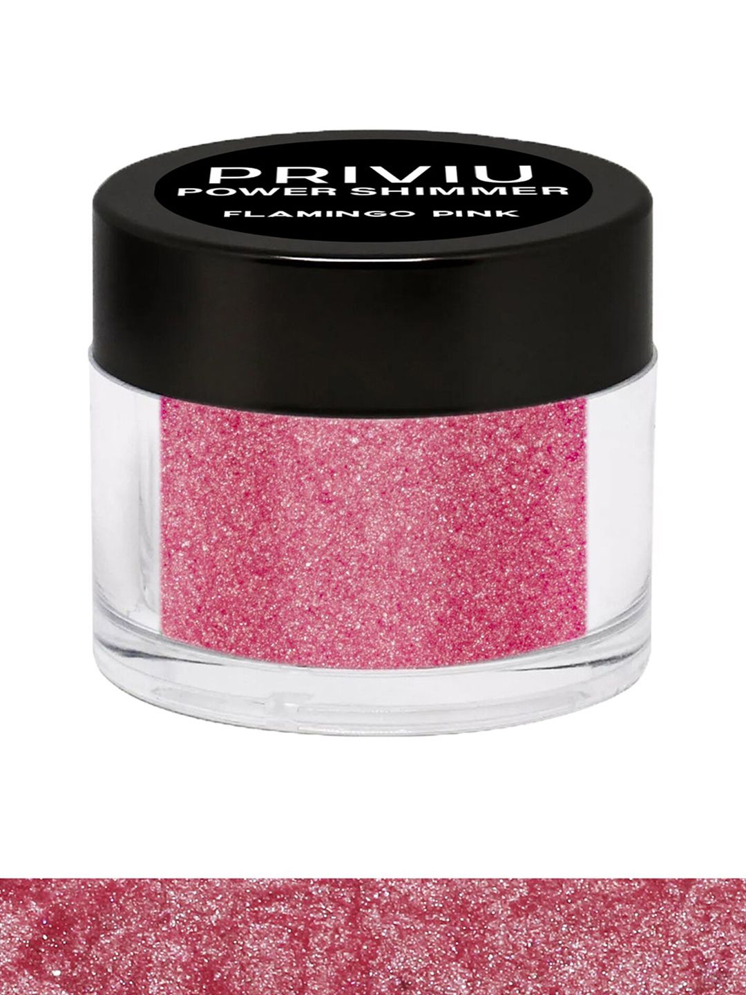 PRIVIU Power Shimmer For Eyes & Face Full Coverage Illuminator Highlighter-Flamingo Pink Price in India