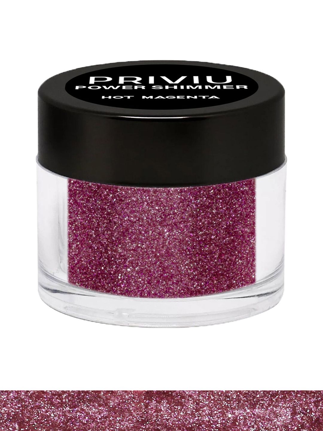 PRIVIU Power Shimmer Eyes & Face Illuminator Highlighter - Hot Magenta 17 Price in India