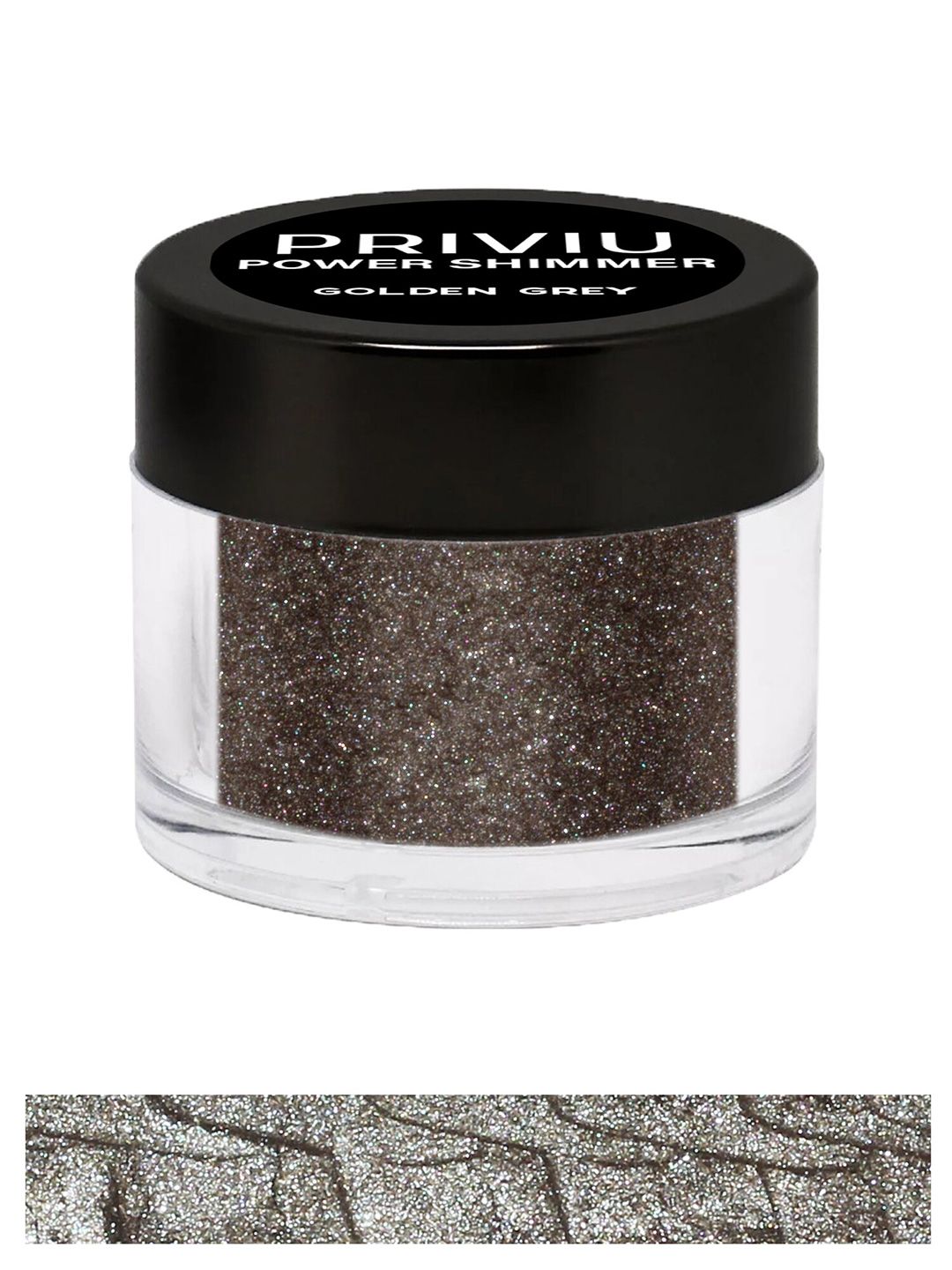 PRIVIU Grey Power Shimmer For Eyes & Face Makeup Full Coverage Illuminator Highlighter Price in India