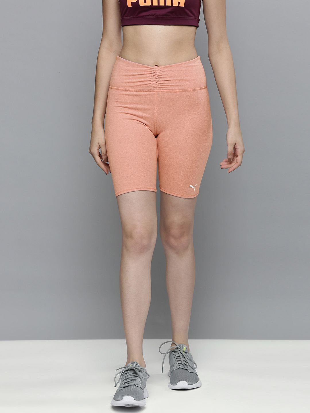 Puma Women Pink Slim Fit Yoga Shorts Price in India