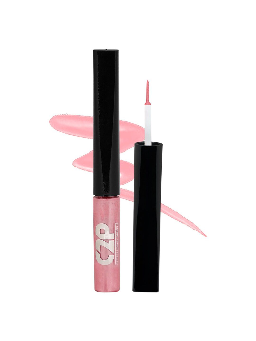 C2P PROFESSIONAL MAKEUP Frame Me Metallic Colors Eyeliner - Pink 08 Price in India