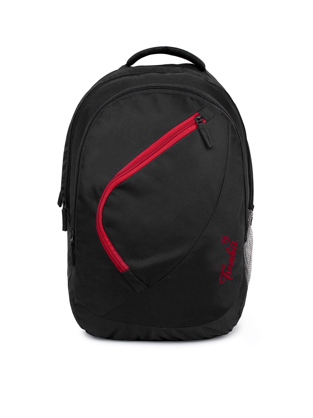 TRUNKIT Unisex Black & Red 15 Inch Laptop Backpack Price in India