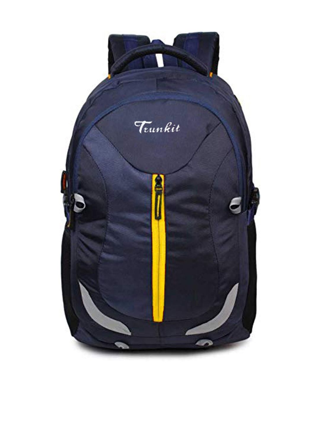 TRUNKIT Unisex Blue & Yellow Solid Backpack Price in India