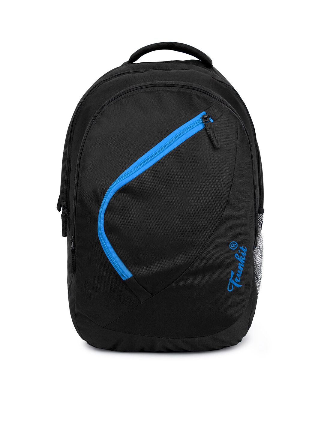 TRUNKIT Unisex Black & Blue Laptop Backpack Price in India