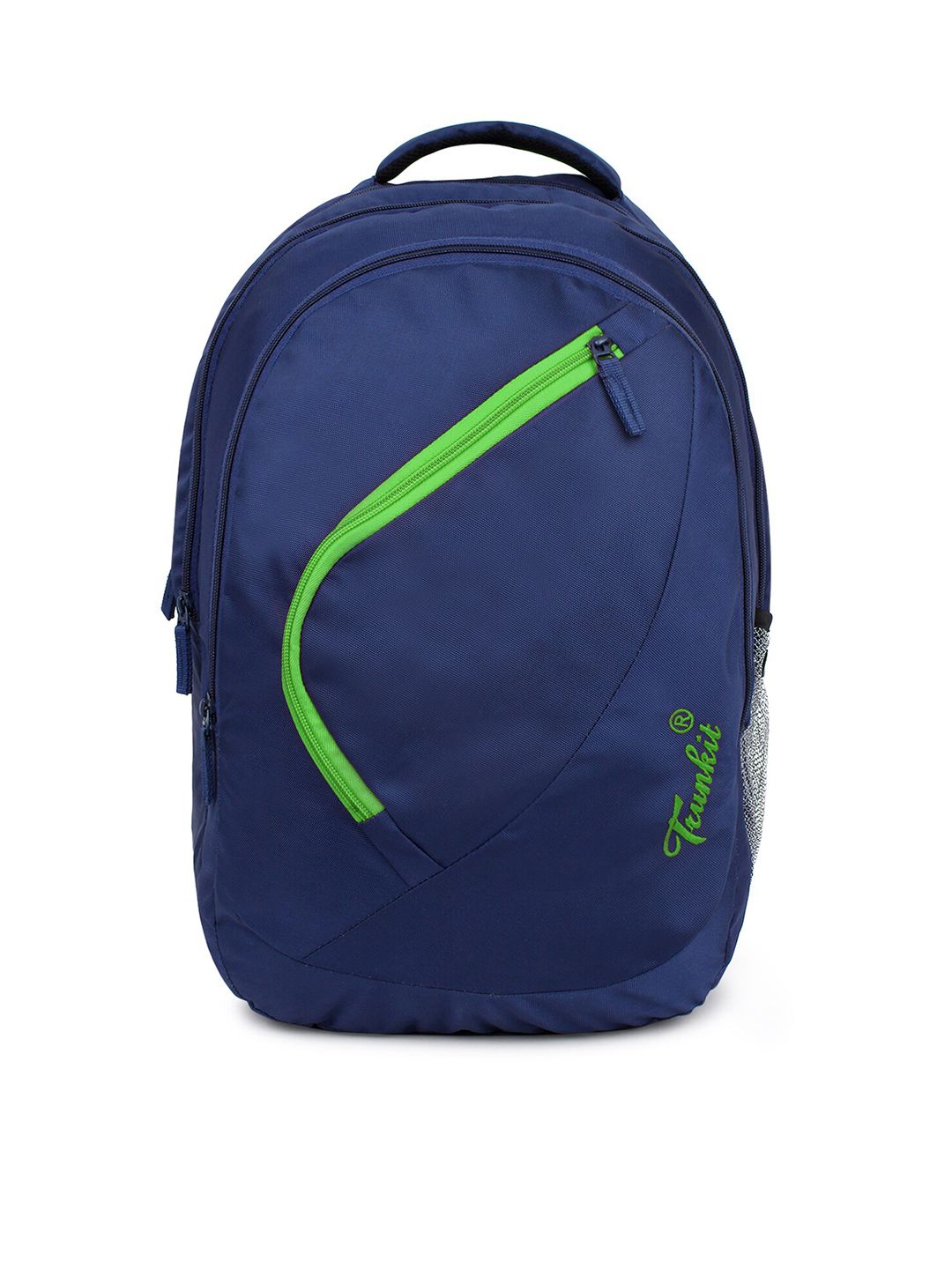 TRUNKIT Unisex Blue & Green Textured 35 L Laptop Backpack Price in India