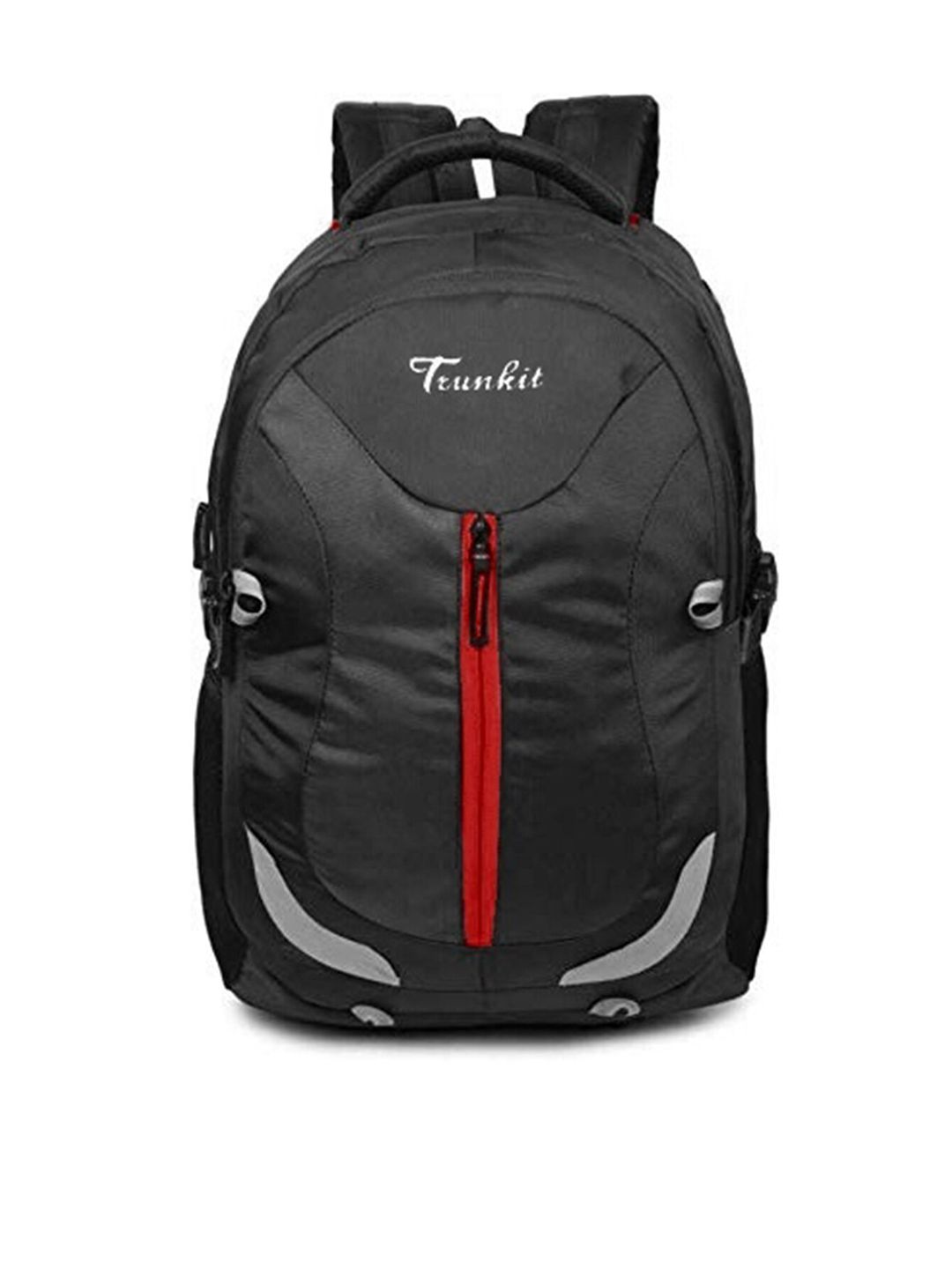 TRUNKIT Unisex Black & Red Solid Backpack Price in India