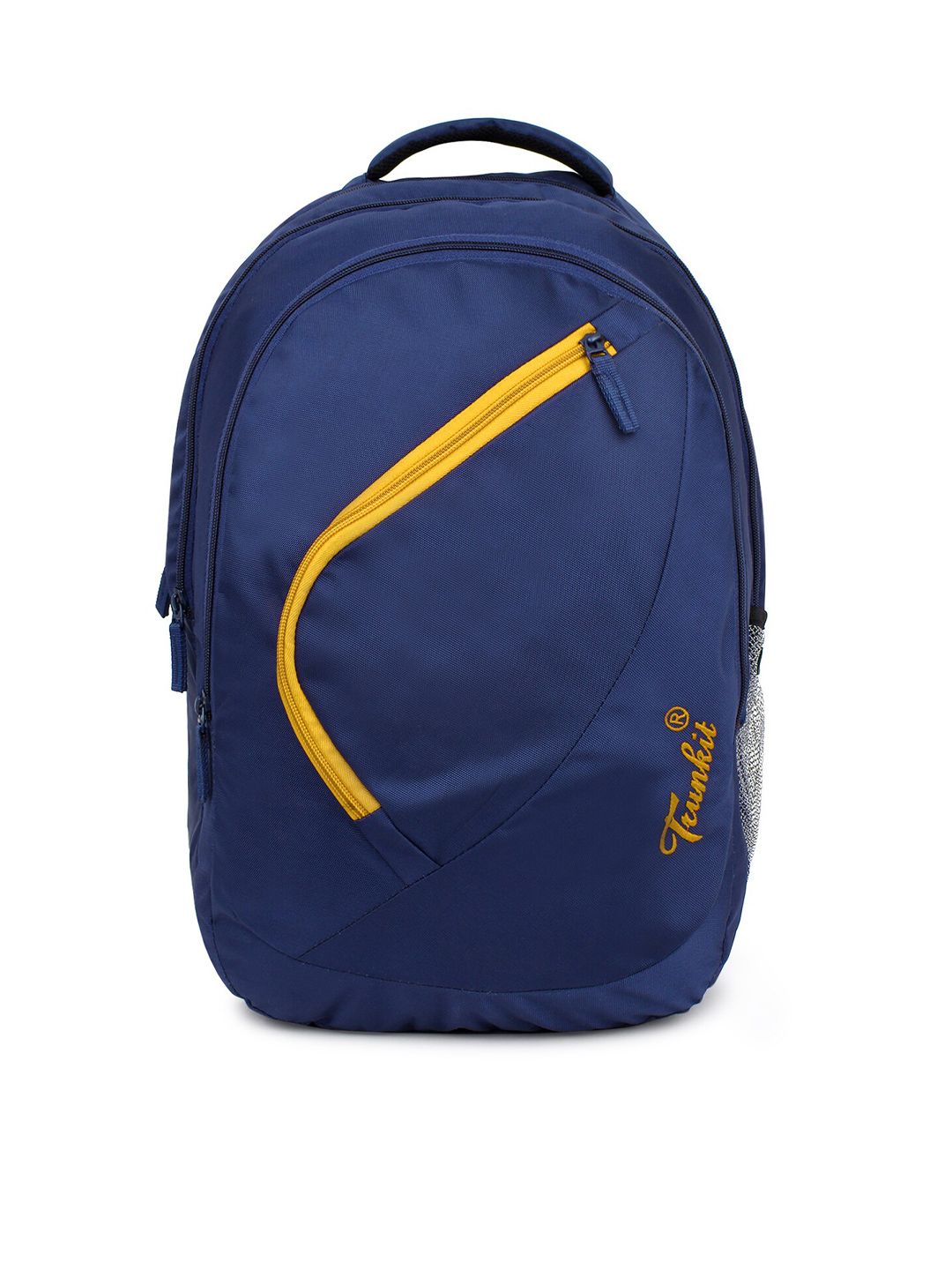 TRUNKIT Unisex Blue & Yellow 15 Inch Laptop Backpack Price in India