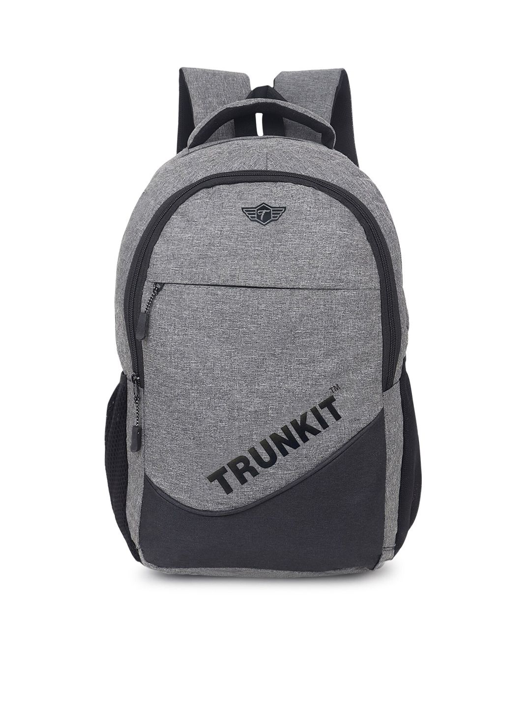 TRUNKIT Unisex Grey Textured 30 L Laptop Backpack Price in India
