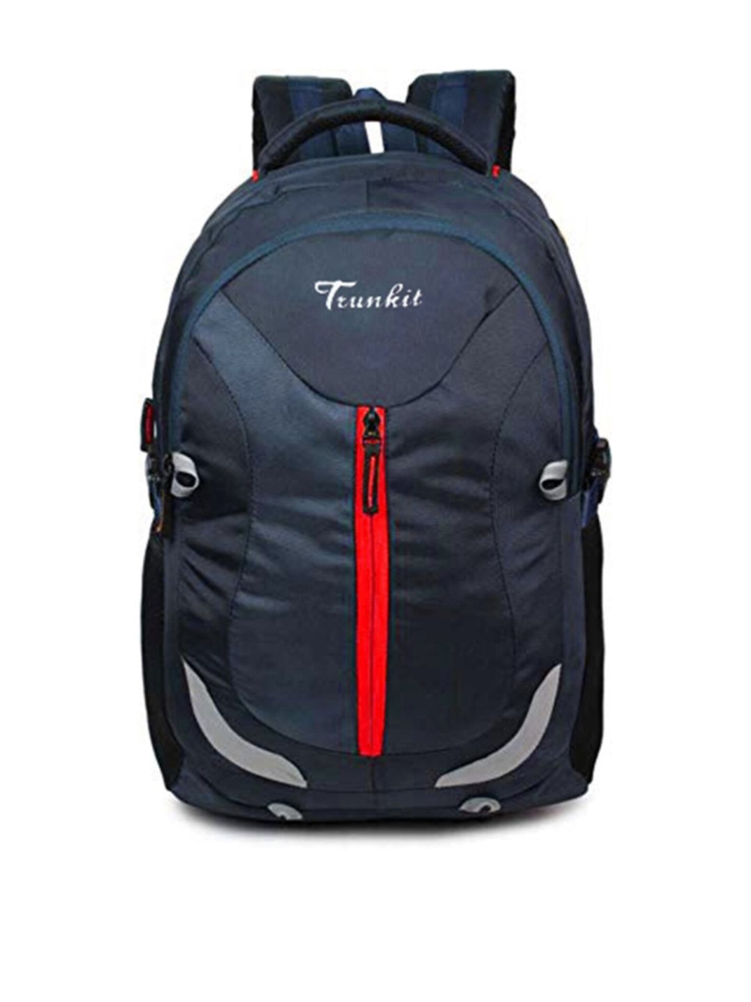 TRUNKIT Unisex Navy Blue & Orange Laptop Backpack Price in India