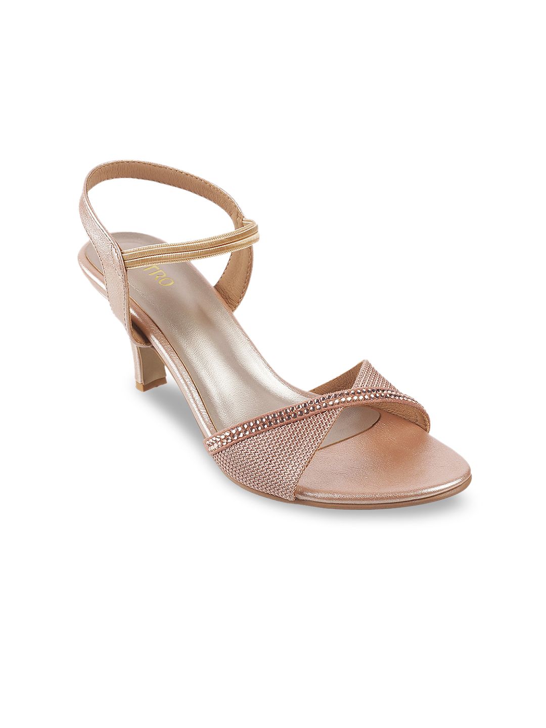 Metro Tan Stiletto Sandals Price in India