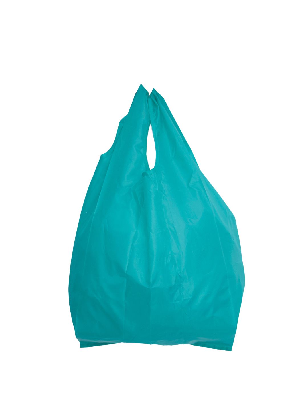 Ariana Turquoise Blue Solid Waterproof Shopping Bag Price in India