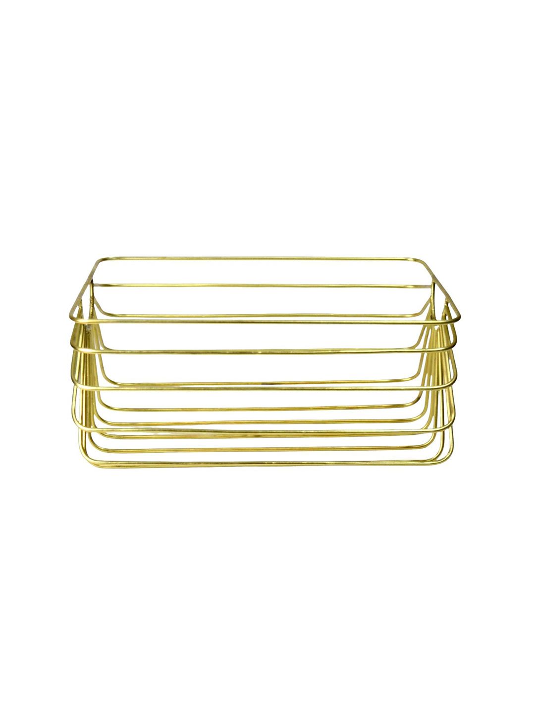 Tranquil square Gold-Toned Solid Metal Kitchen Storage Price in India