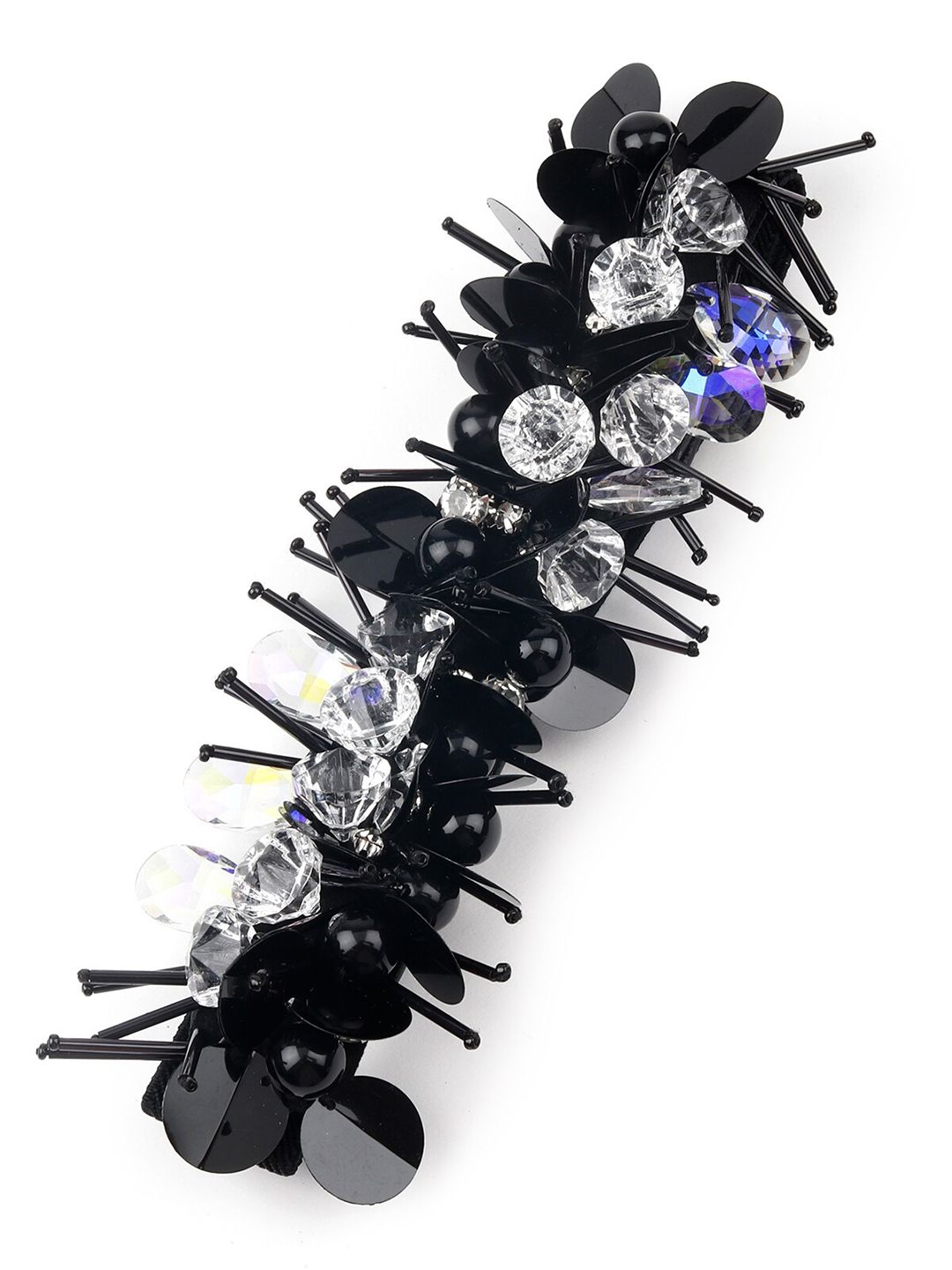 ODETTE Women Black Embellished Belt Price in India