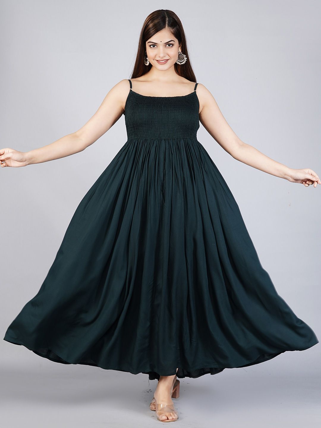 KALINI Green Maxi Dress Price in India