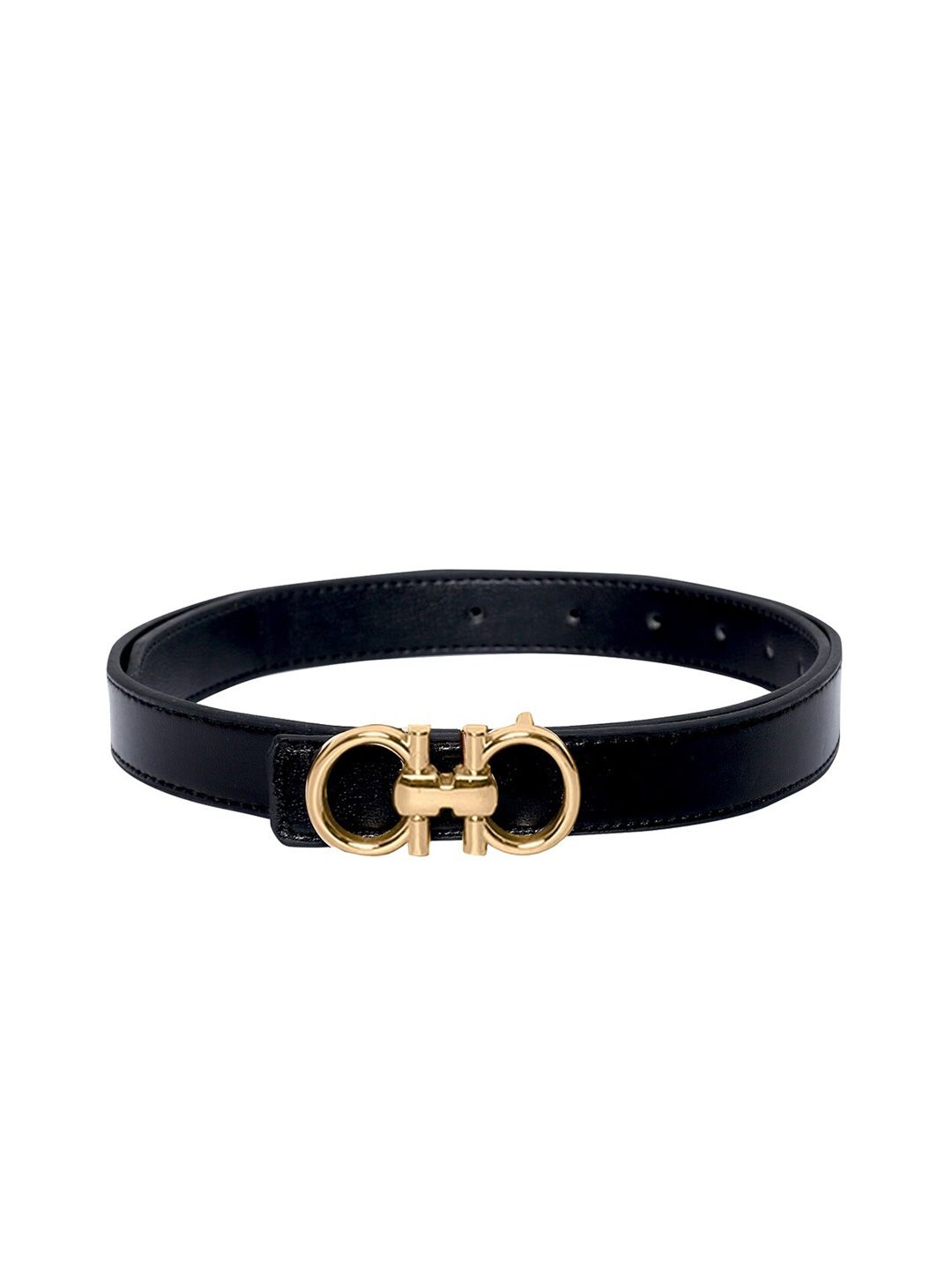 thickskin Women Black PU Belt Price in India