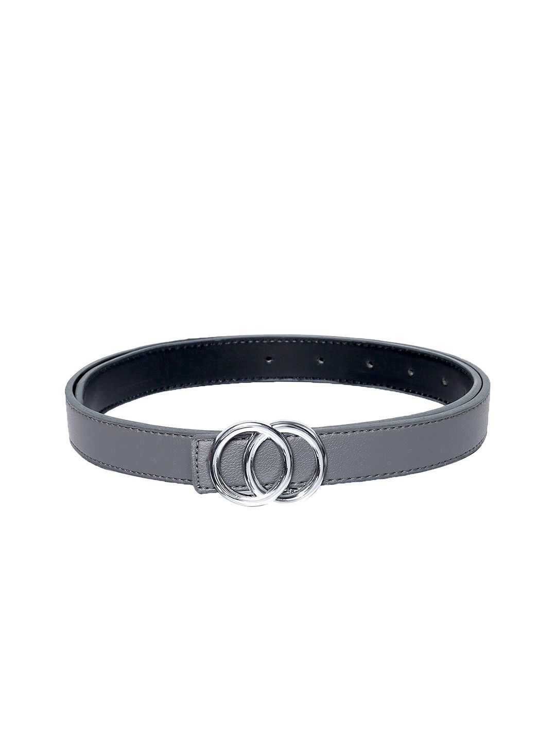 thickskin Women Grey Textured PU Belt Price in India