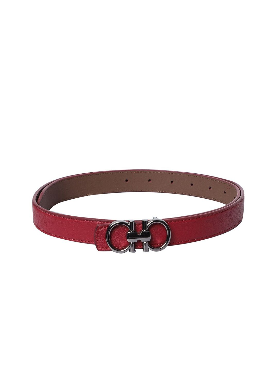 thickskin Women Red PU Belt Price in India