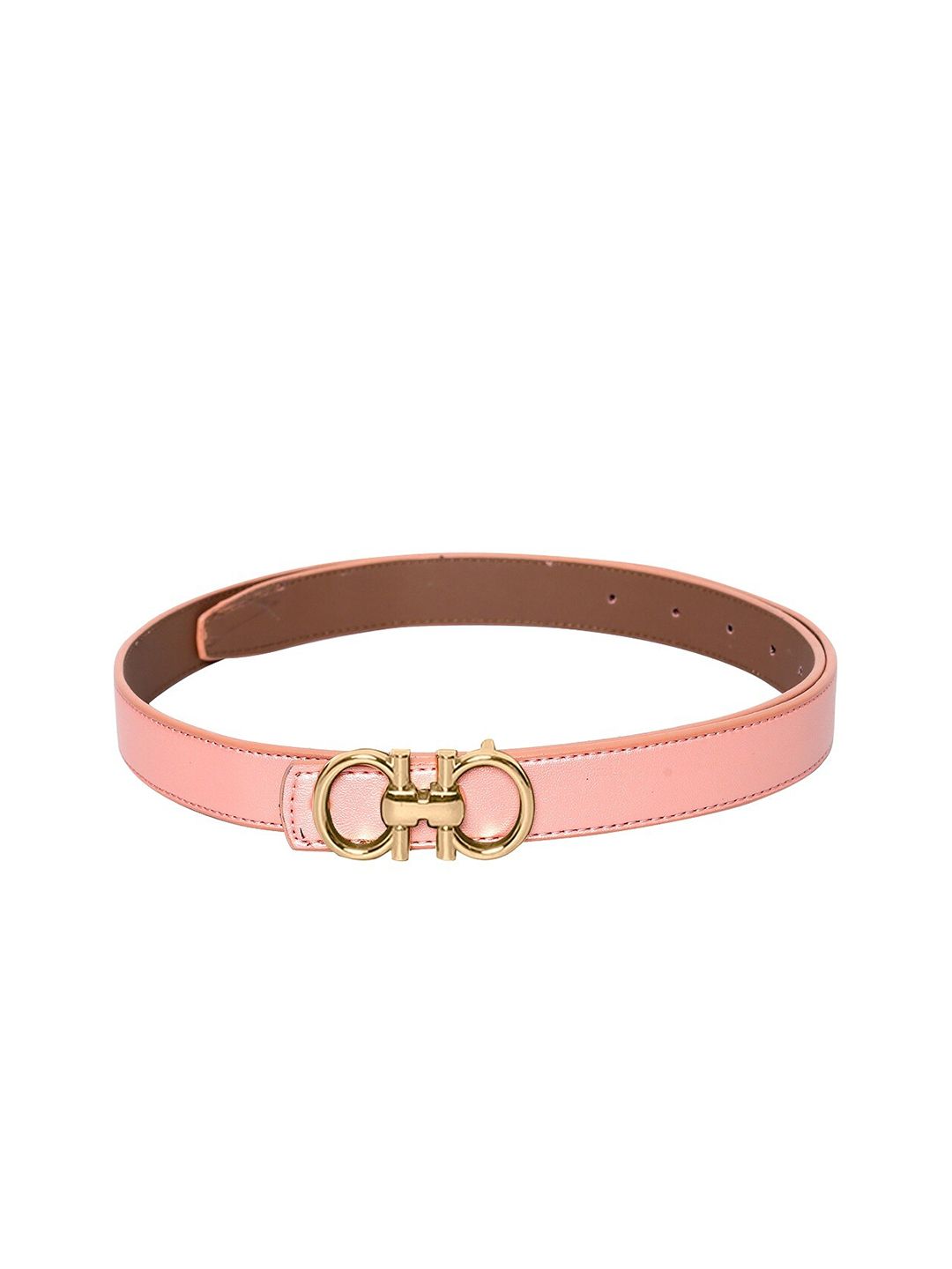 thickskin Women Peach-Coloured Solid Belt Price in India