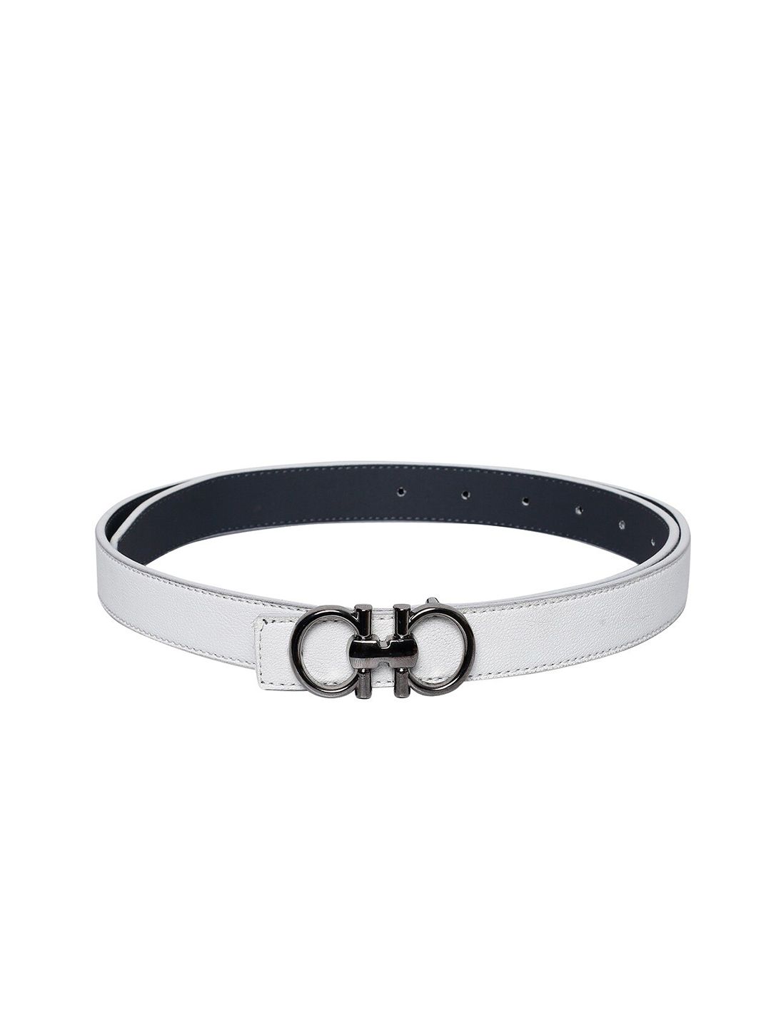 thickskin Women White Solid Belt Price in India