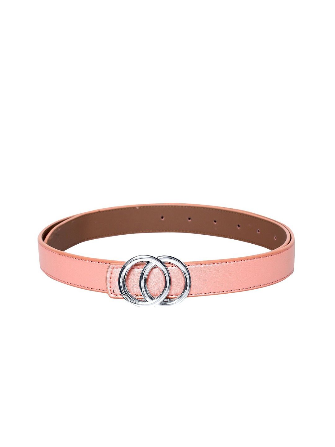 thickskin Women Peach-Coloured PU Belt Price in India