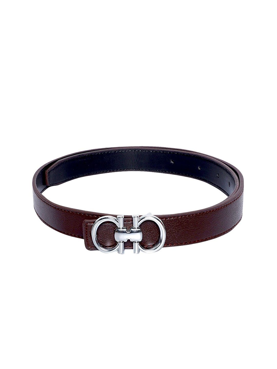 thickskin Women Brown Textured PU Belt Price in India