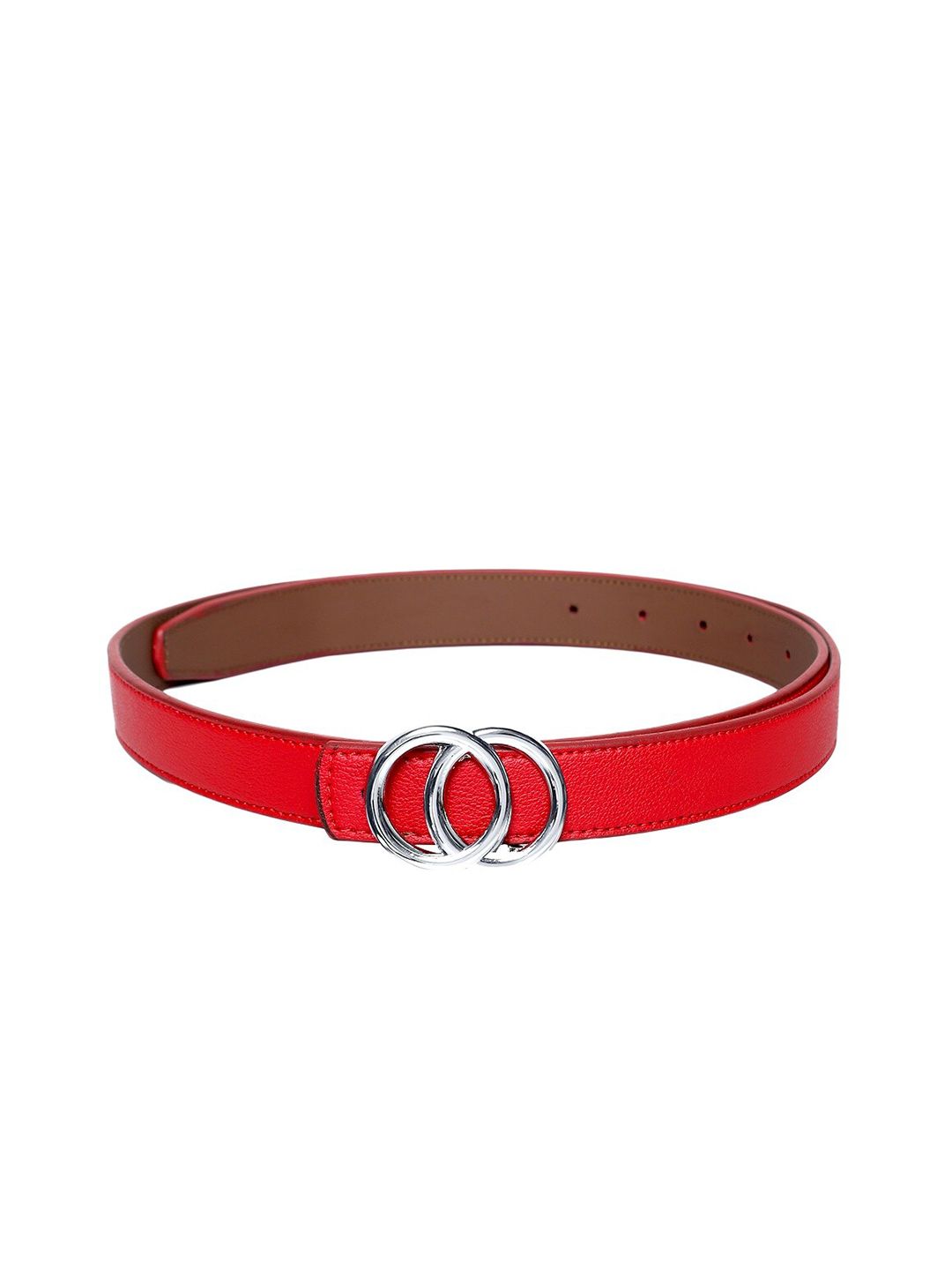 thickskin Women Red PU Belt Price in India