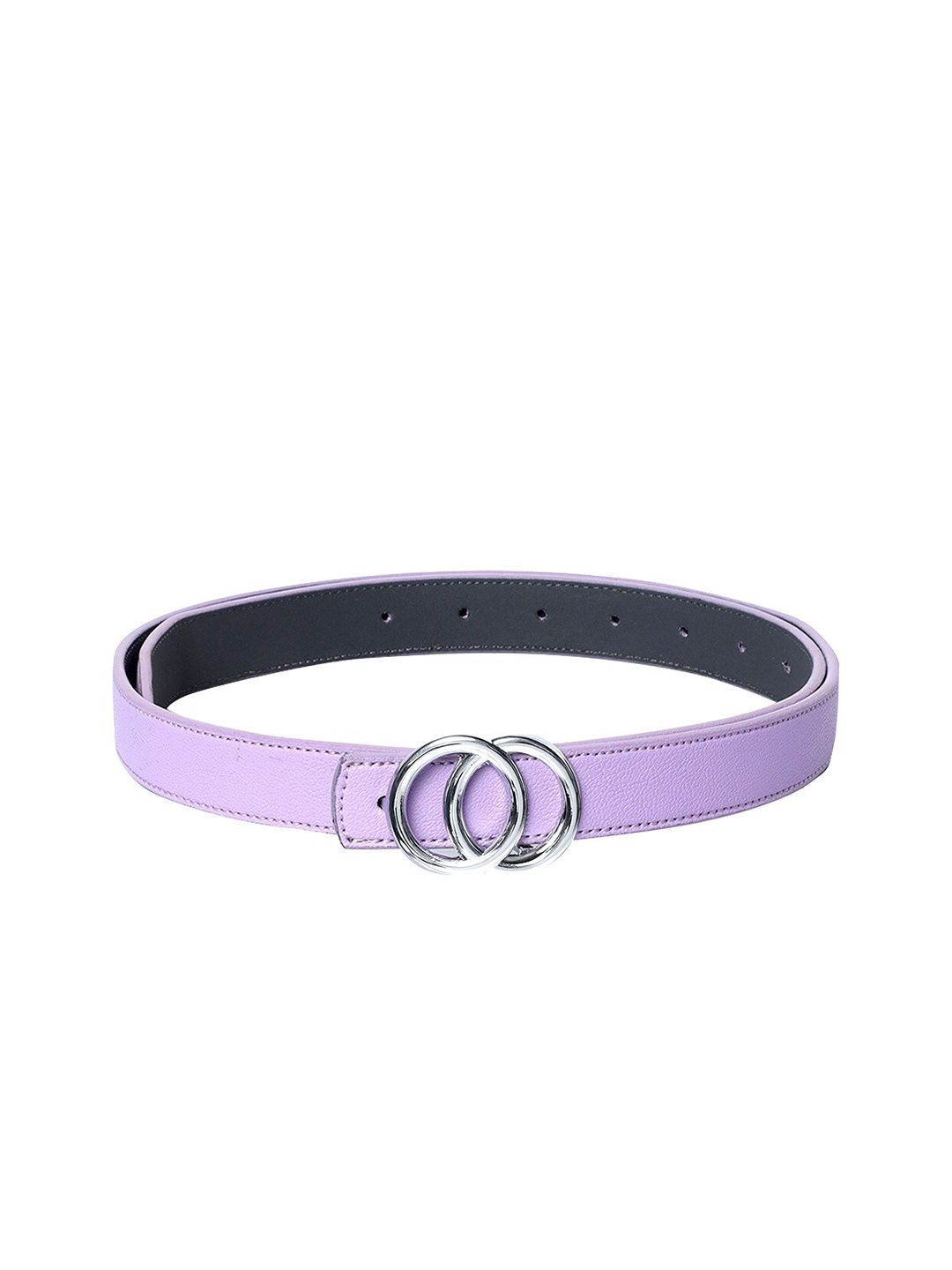 thickskin Women Violet Textured PU Belt Price in India