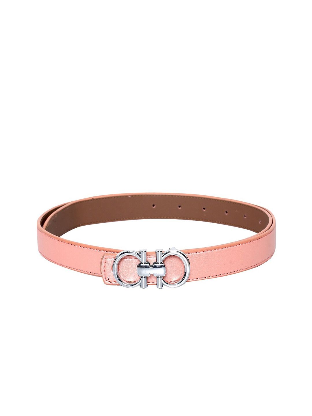 thickskin Women Peach-Coloured Solid Belt Price in India