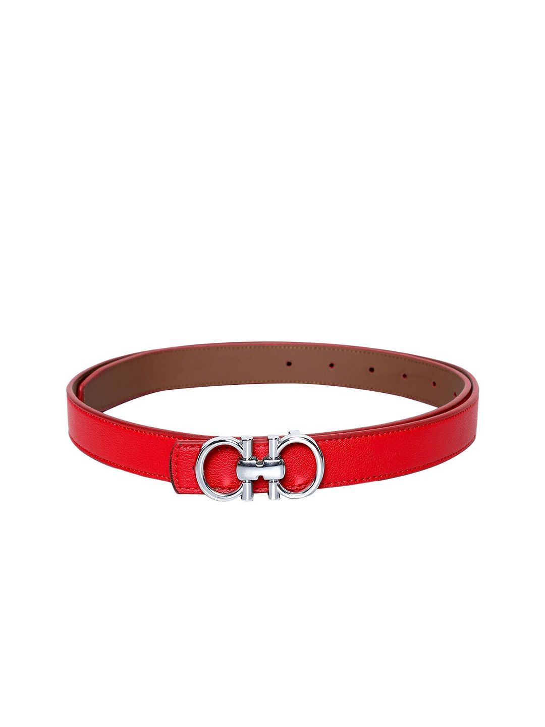 thickskin Women Red PU Belt Price in India